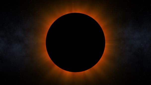 Eclipse solar ominoso (25fps ) — Vídeos de Stock