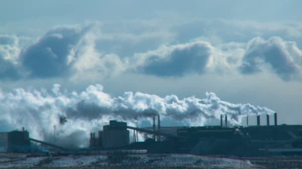 Contaminación química del humo — Vídeo de stock