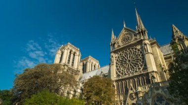 Notre Dame bulutlar hızlandırılmış