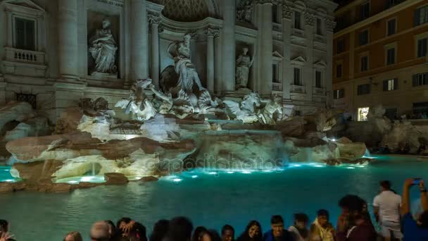 Trevi Fountain Time-lapse — Videoclip de stoc