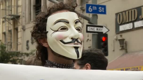 Vendetta voor het volk — Stockvideo