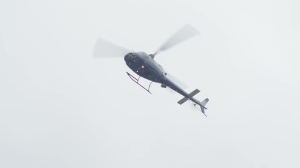 LAPD helikopter zweeft — Stockvideo