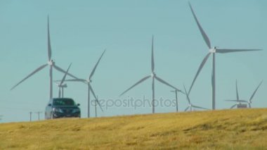 Yarı kamyon geçer Rüzgar Çiftliği