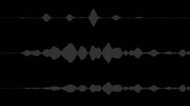 Matriz de Espectro de Áudio, Hi-Fi — Vídeo de Stock