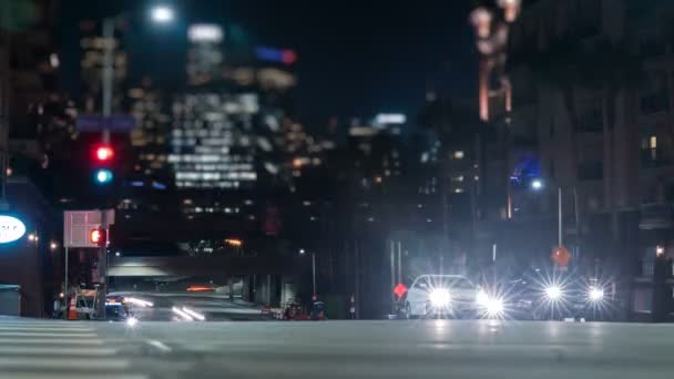 Dtla kavşak Tilt-shift — Stok video