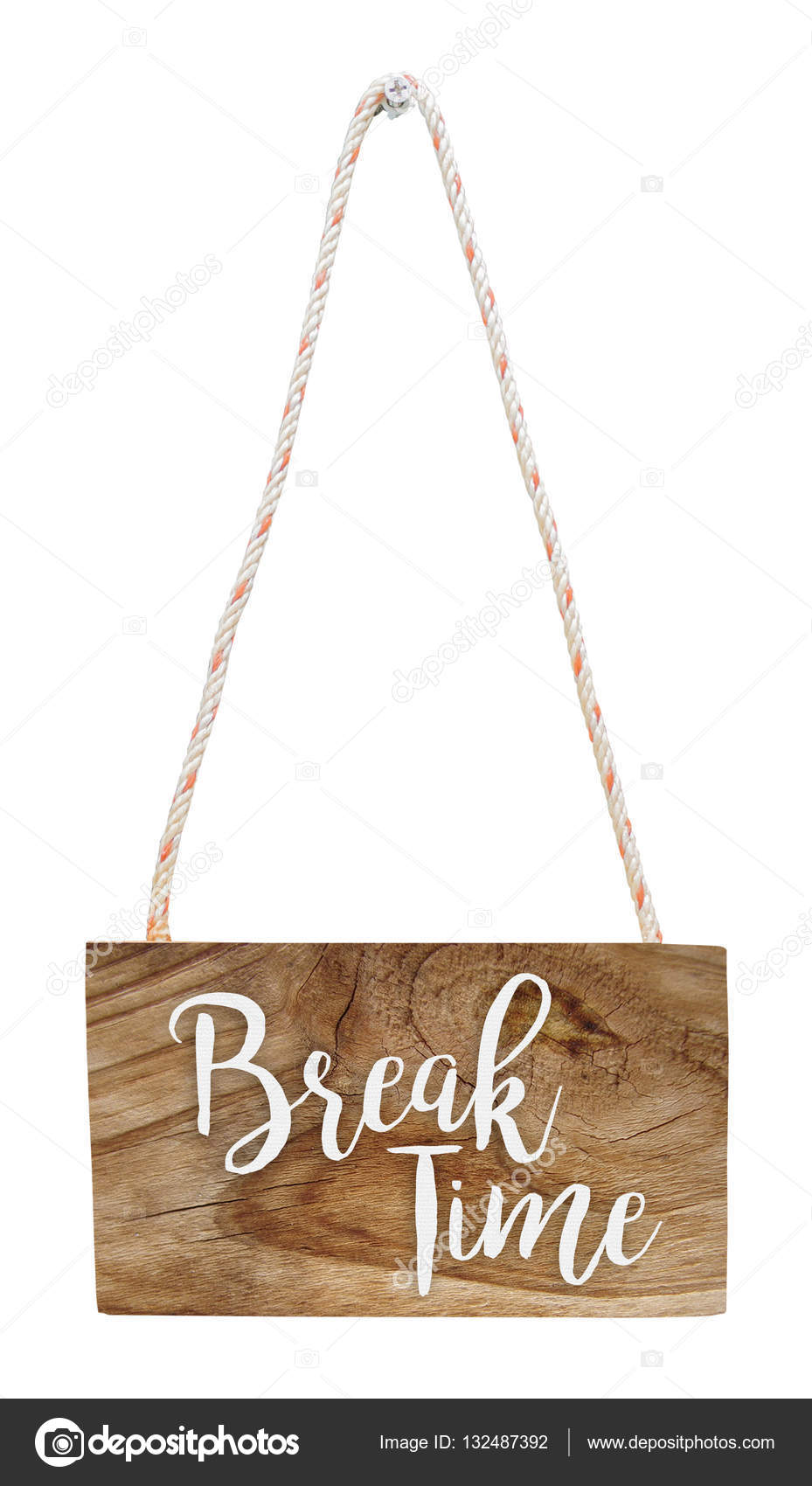 Break Time On Wood Hanging Sign Isolated With Clipping Path Photo By Paikong Break Time On Wood Hanging Sign Isolated With Clipping Path Photo By Paikong