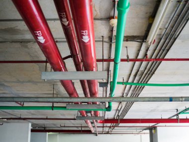 Nargile, emniyet ve temiz bina inşaat kat mülkiyeti, sistemde sulama