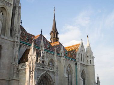 Budapeşte Macaristan, 10 Eylül 2017: turist Fisherman's Bastion, Budapeşte, Macaristan yanında Matthias kilise ziyaret