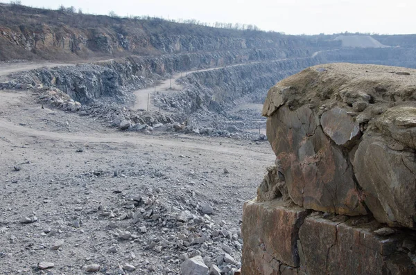 Part of a stone quarry — Stock Photo, Image