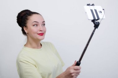 kadın kendini fotoğraf çekimi