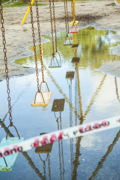 hamacas con cinta de prohibicin