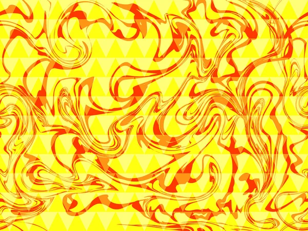 Мармуровий безшовний візерунок. Яскраво-жовтий фон. Векторні ілюстрації — стоковий вектор