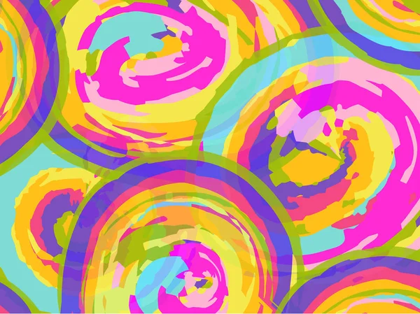 Ljusa akvarell bakgrunden med cirklar. Vektorillustration — Stock vektor