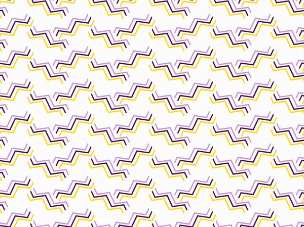 破線とのシームレスなパターン。80 年代のスタイルで幾何学的な要素のメンフィス。ベクトル図 — ストックベクタ