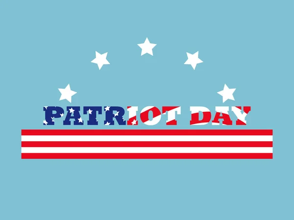 Patriot Day. Memorial day 9/11. Vektorillustration — Stock vektor