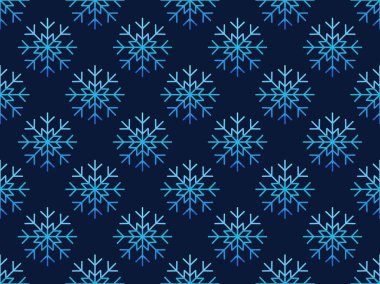 Noel kar taneleri ile seamless modeli. Vektör çizim