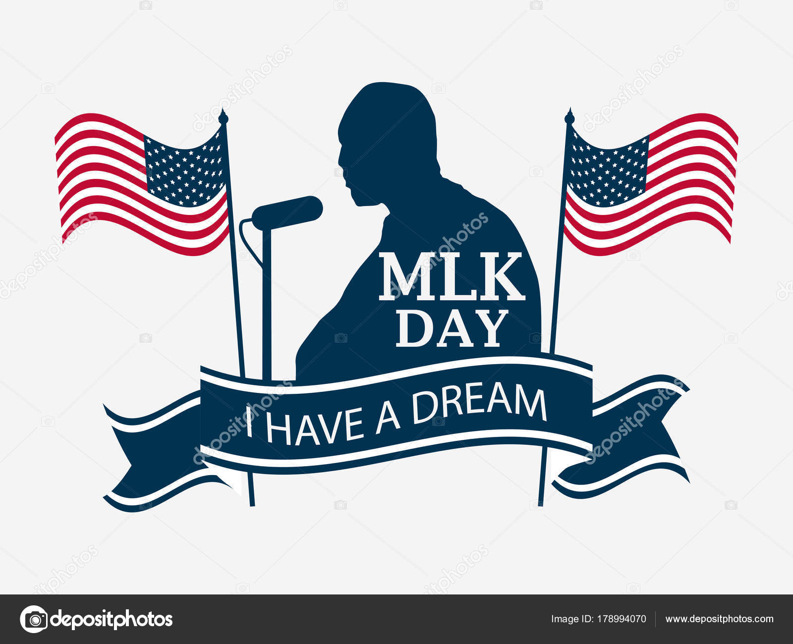 Martin Luther King Day Clipart