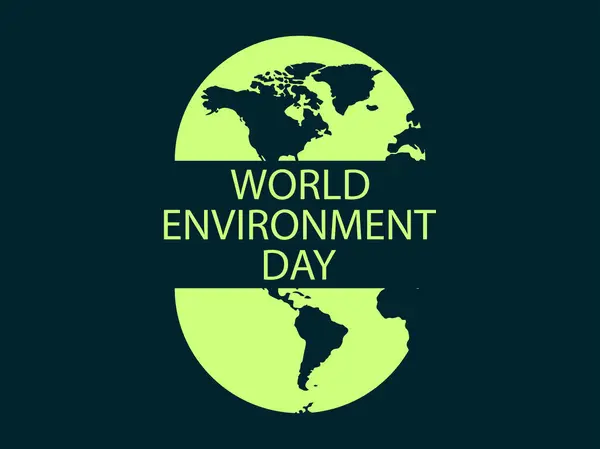 Día Mundial del Medio Ambiente, diseño de banners, diseño de logotipos. Protección de la naturaleza y la ecología. Ilustración vectorial — Archivo Imágenes Vectoriales
