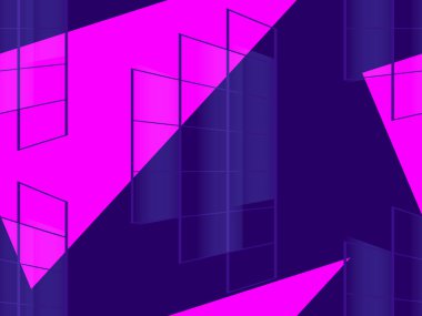 Siberpunk kusursuz desen. 80 'lerin geçmişe dönük gelecekçiliği. Memphis geometrik elementleri. Arka plan sentetik dalgası. Vektör illüstrasyonu