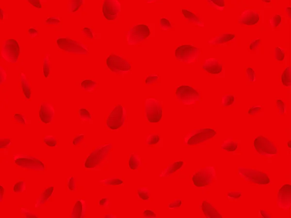 Red Blood Cells Seamless Pattern Blood Clot Microscope Erythrocyte Hemoglobin — Stock Vector