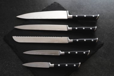 Mutfak bıçakları Dilimleme için iyi bir set