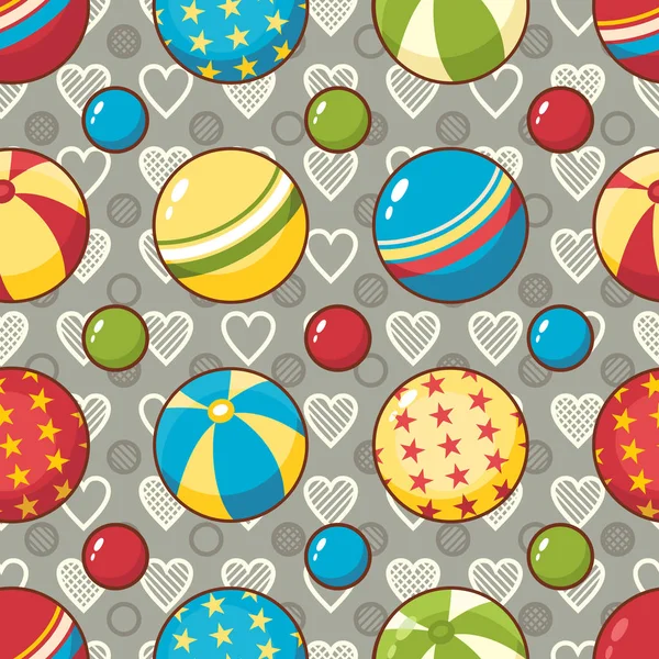 Çocuk oyuncak seamless modeli. Kartpostal, afiş, el ilanı için tasarım öğesi