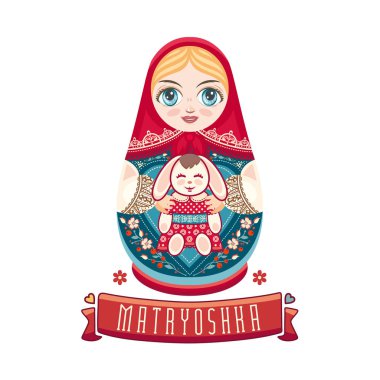Matryoshka. Babushka bebek. Ayarla