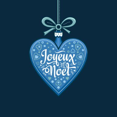 Tatil arka plan. Noel kartı Joyeux Noel. 