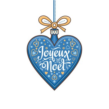 Tatil arka plan. Noel kartı Joyeux Noel. 