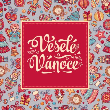 Çek dili. Vesele Vanoce. Noel mesajı. 
