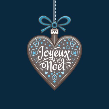 Noel kartı. Joyeux Noel. Tatil arka plan.