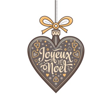 Noel kartı. Joyeux Noel. Tatil arka plan.