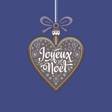 Noel kartı. Joyeux Noel. Tatil arka plan.