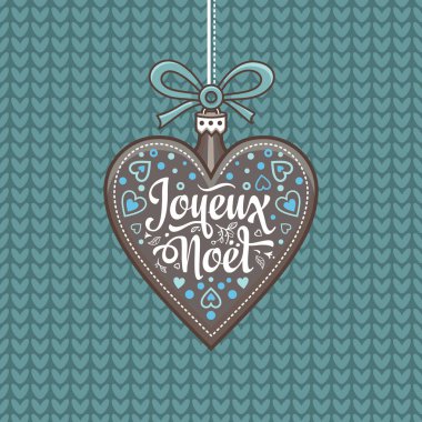 Noel kartı. Joyeux Noel. Tatil arka plan.