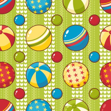 Çocuk oyuncak seamless modeli. Tasarım öğesi 