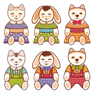  Çocuk hayvan süsleme. Çocuk şirin evde beslenen hayvan. 