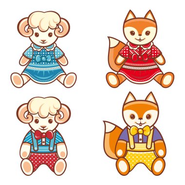  Çocuk hayvan süsleme. Çocuk şirin evde beslenen hayvan. 