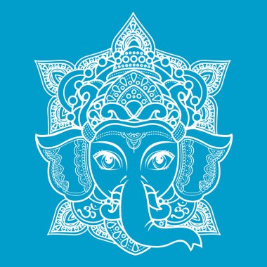 Lord Ganesha. Vektör çizim