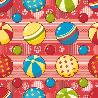 Çocuk oyuncak seamless modeli. Tasarım öğesi 