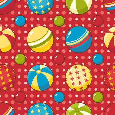 Çocuk oyuncak seamless modeli. Tasarım öğesi 