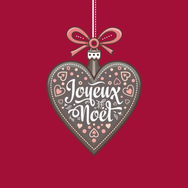 Noel kartı. Joyeux Noel. Tatil arka plan.