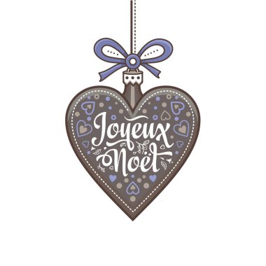 Noel kartı. Joyeux Noel. Tatil arka plan.