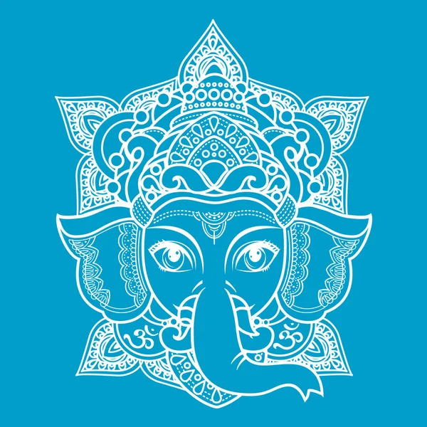 Úr Ganesha. Vektoros illusztráció — Stock Vector