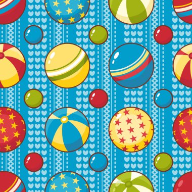 Çocuk oyuncak seamless modeli. Tasarım öğesi 