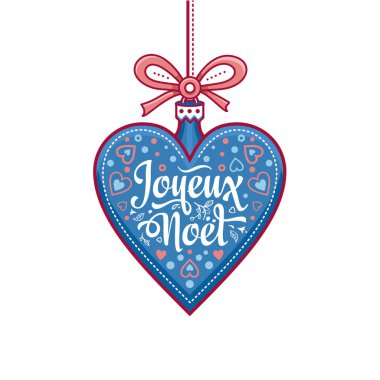 Tatil arka plan. Noel kartı Joyeux Noel. 