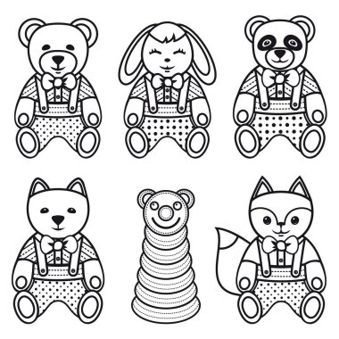  Çocuk hayvan süsleme. Çocuk şirin evde beslenen hayvan. 