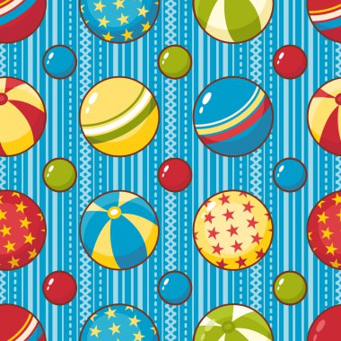 Çocuk oyuncak seamless modeli. Tasarım öğesi 