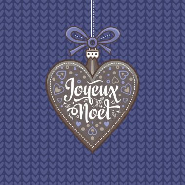 Noel kartı. Joyeux Noel. Tatil arka plan.