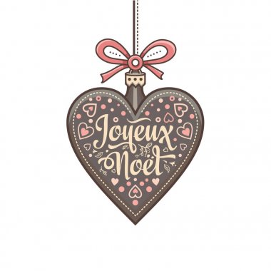 Noel kartı. Joyeux Noel. Tatil arka plan.