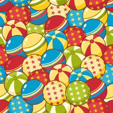 Çocuk oyuncak seamless modeli. Tasarım öğesi 